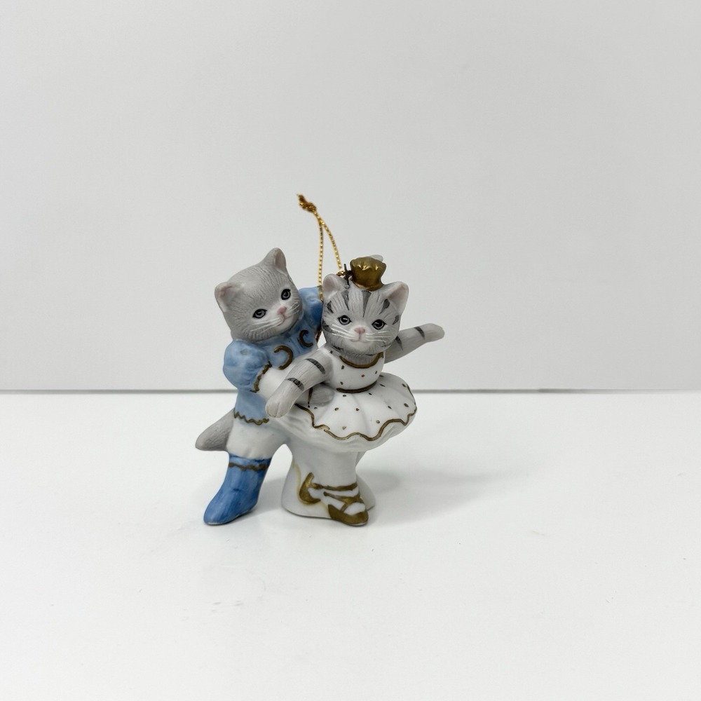 1990 Schmid Kitty Cucumber Albert Swan Lake Ballet Cat Christmas Ornament